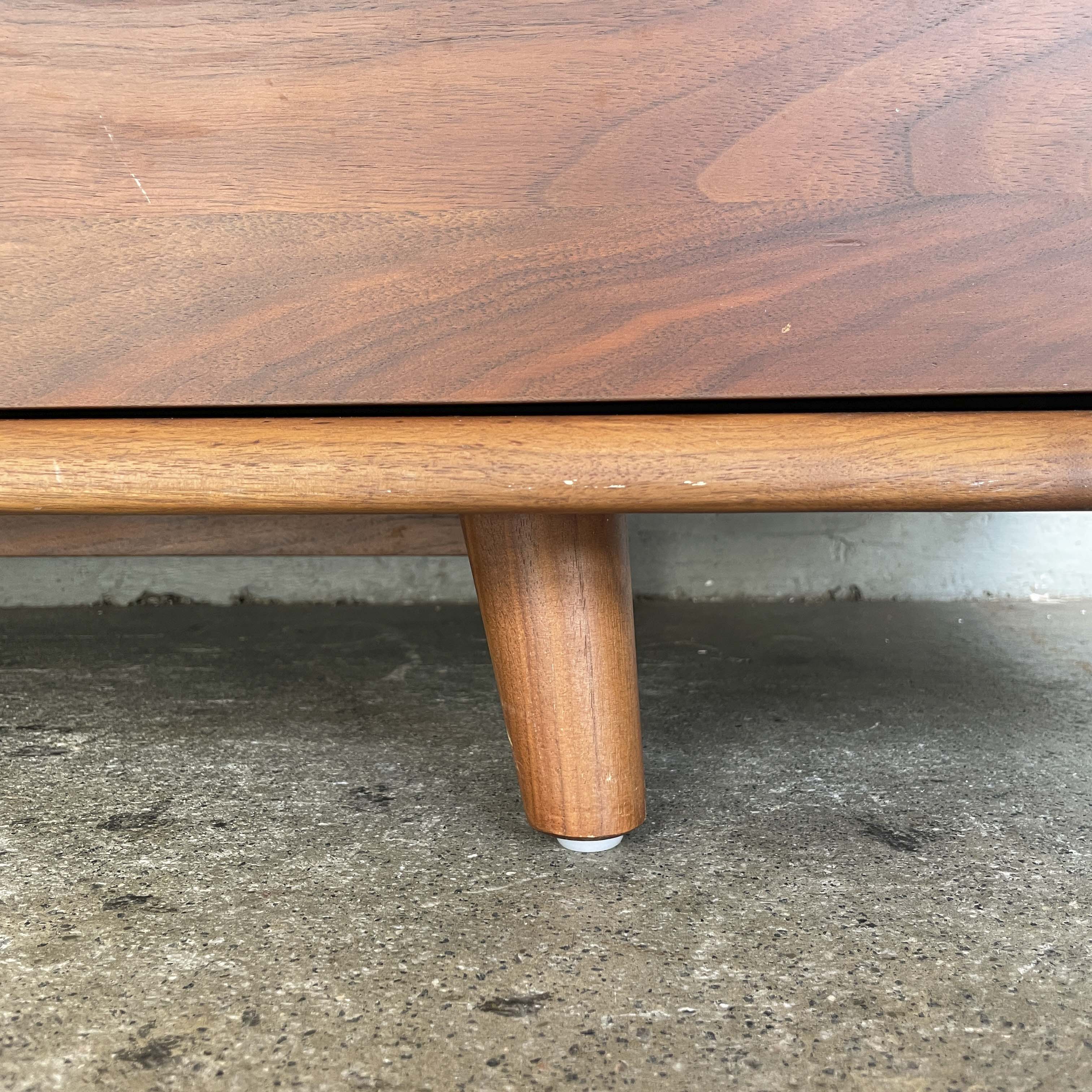 Low Walnut Console