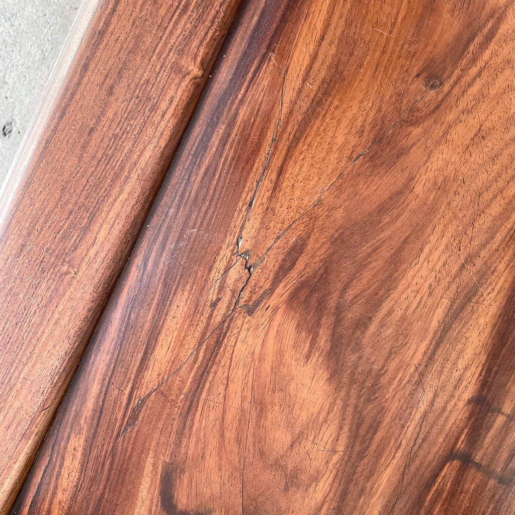 Chinese Blackwood Sofa with "Peach" Marble Backrest