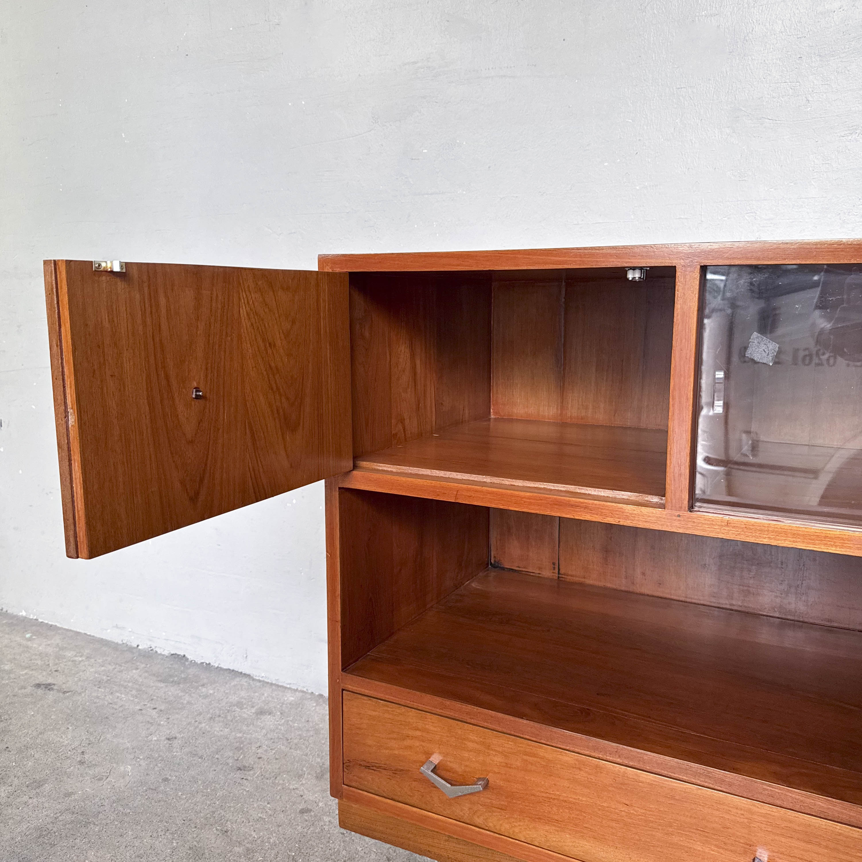 Refurbished Vintage Display-Storage Sideboard