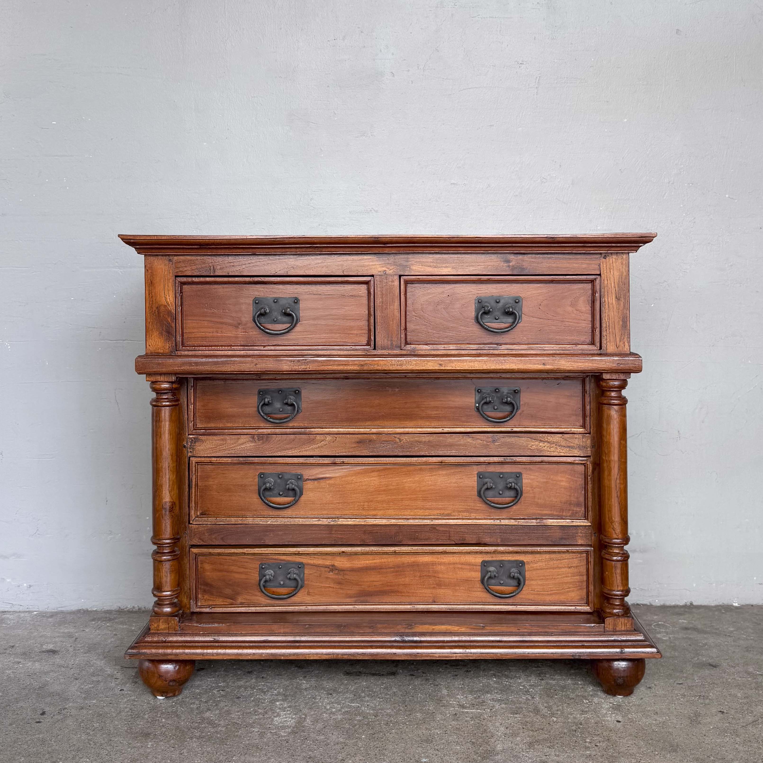 Newly Refurbished Wooden Chest of Drawers
