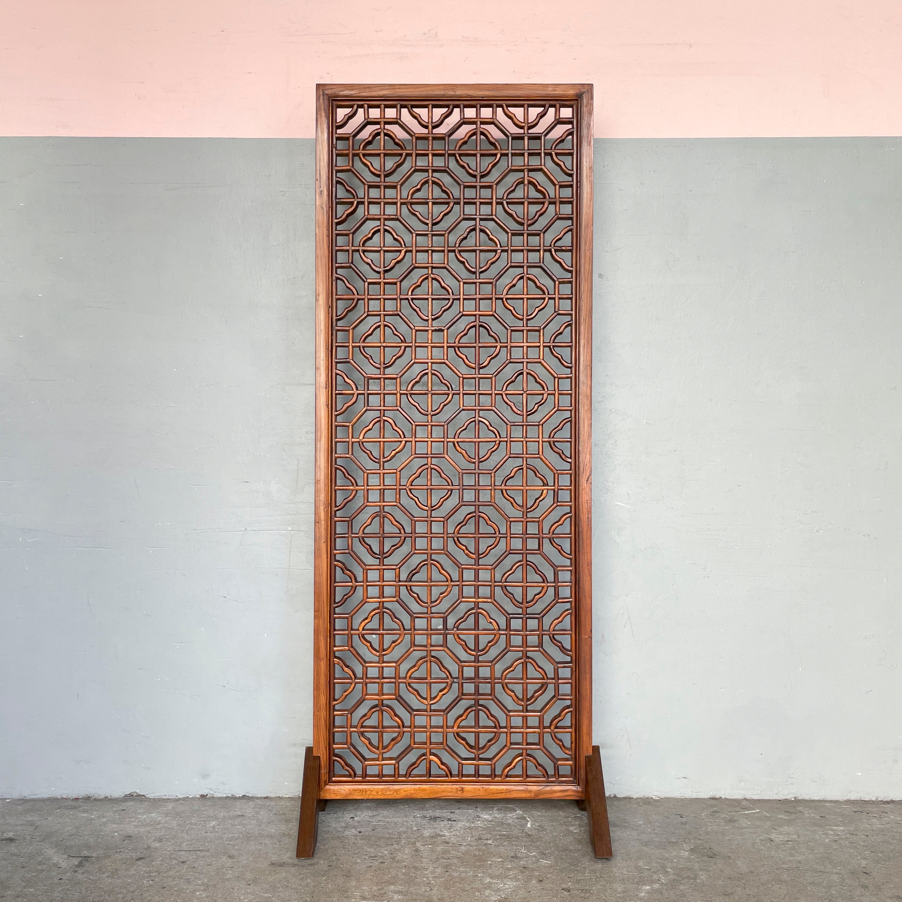 Elm Fretwork Screen (Small)