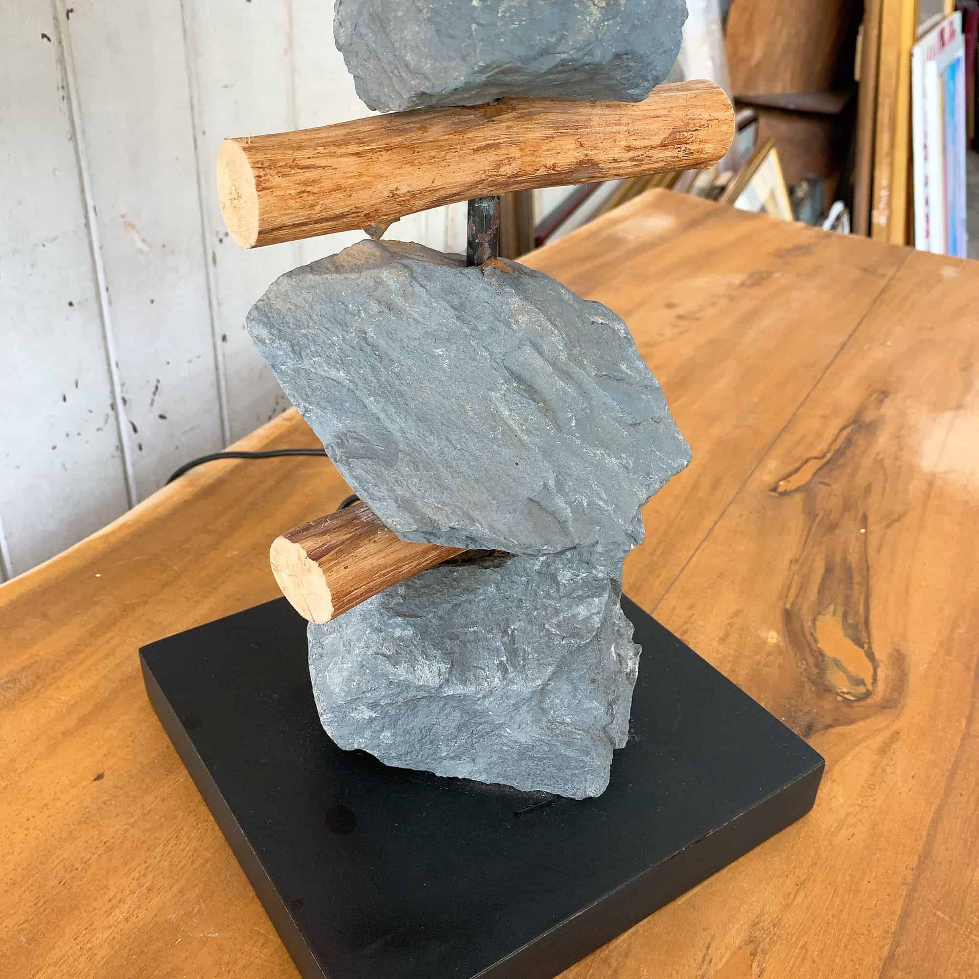 "Rocks and Sticks" Table Lamp