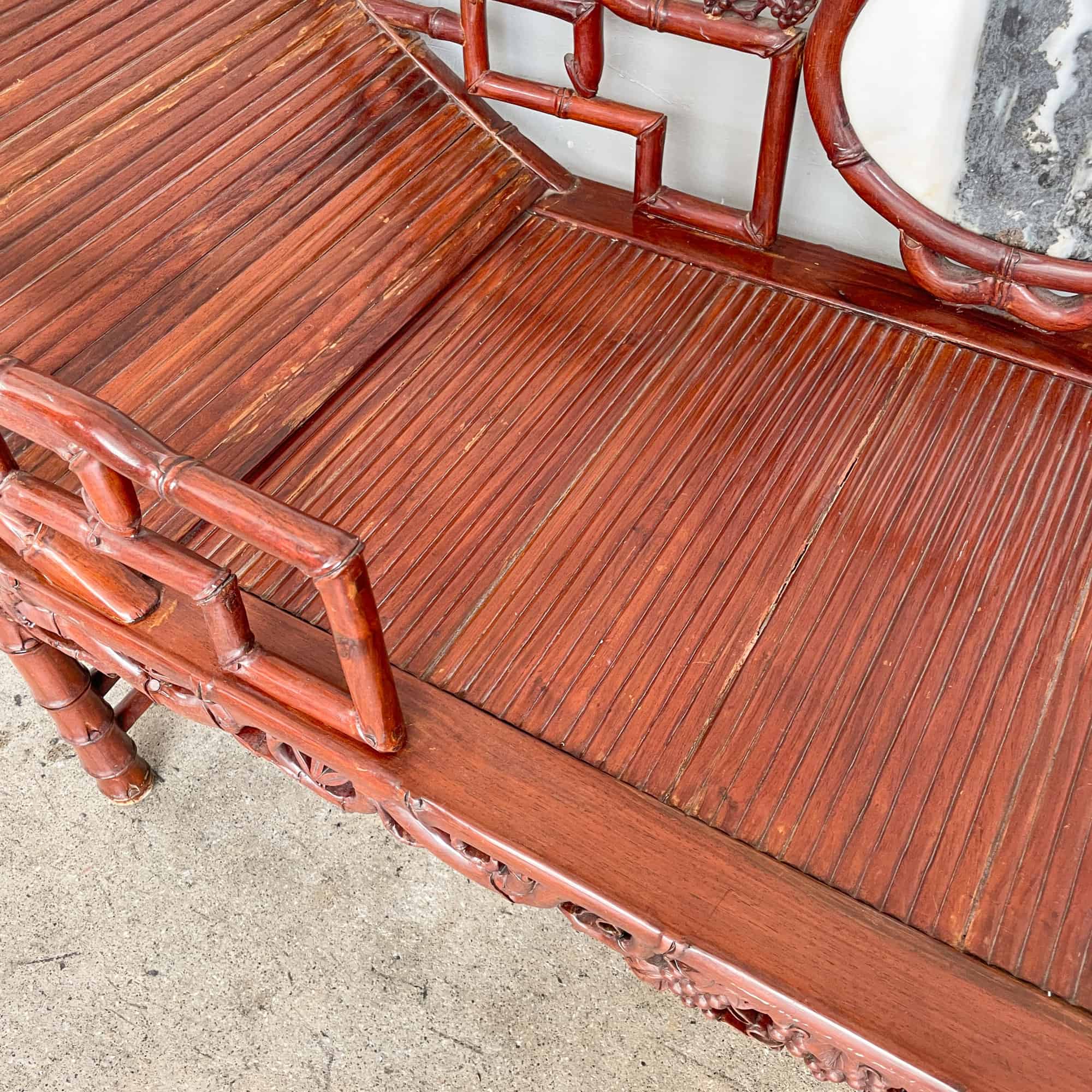 Chinese Wooden (Bamboo) Reclining Lounger 中式斜躺贵妃椅
