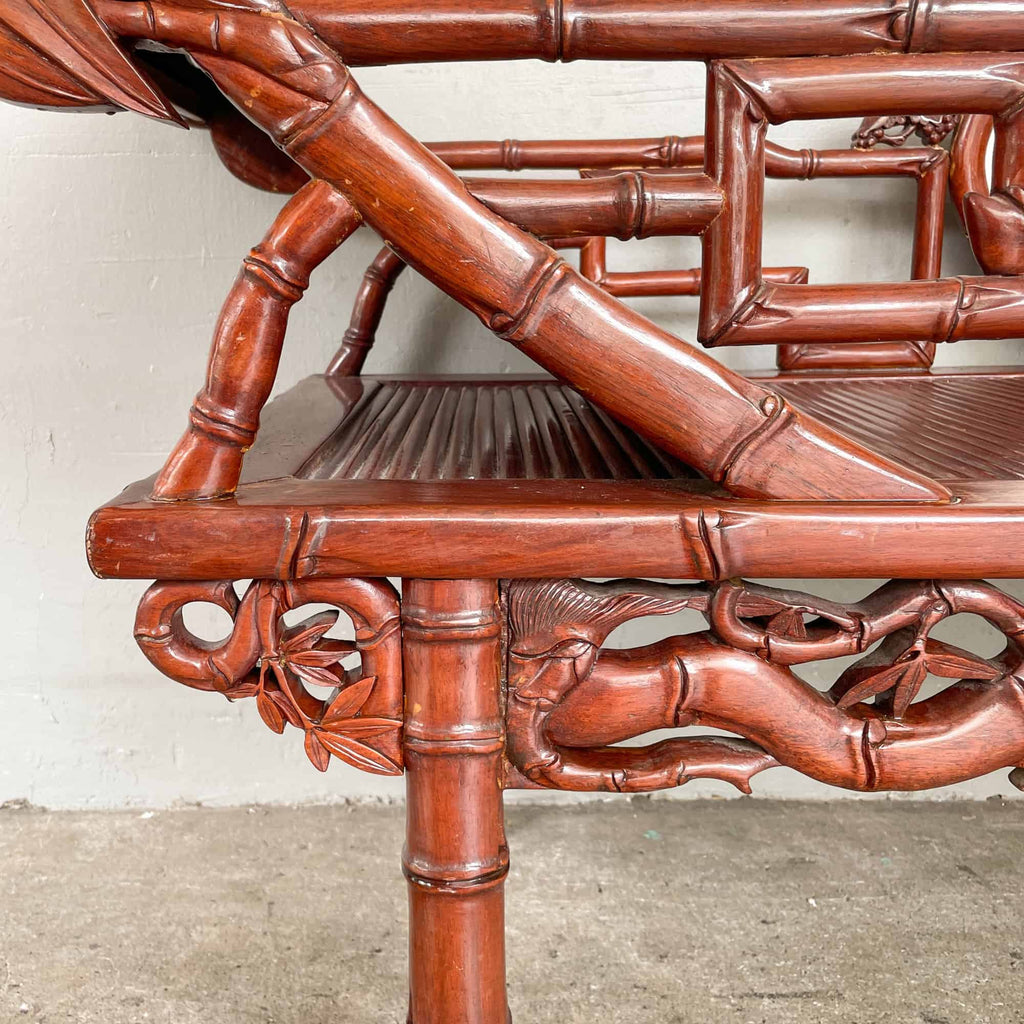 Chinese Wooden (Bamboo) Reclining Lounger 中式斜躺贵妃椅