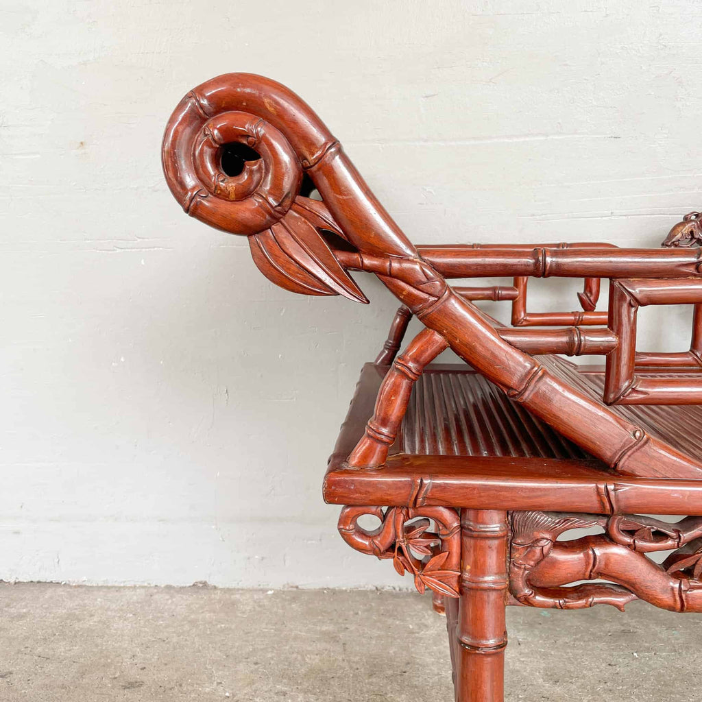 Chinese Wooden (Bamboo) Reclining Lounger 中式斜躺贵妃椅