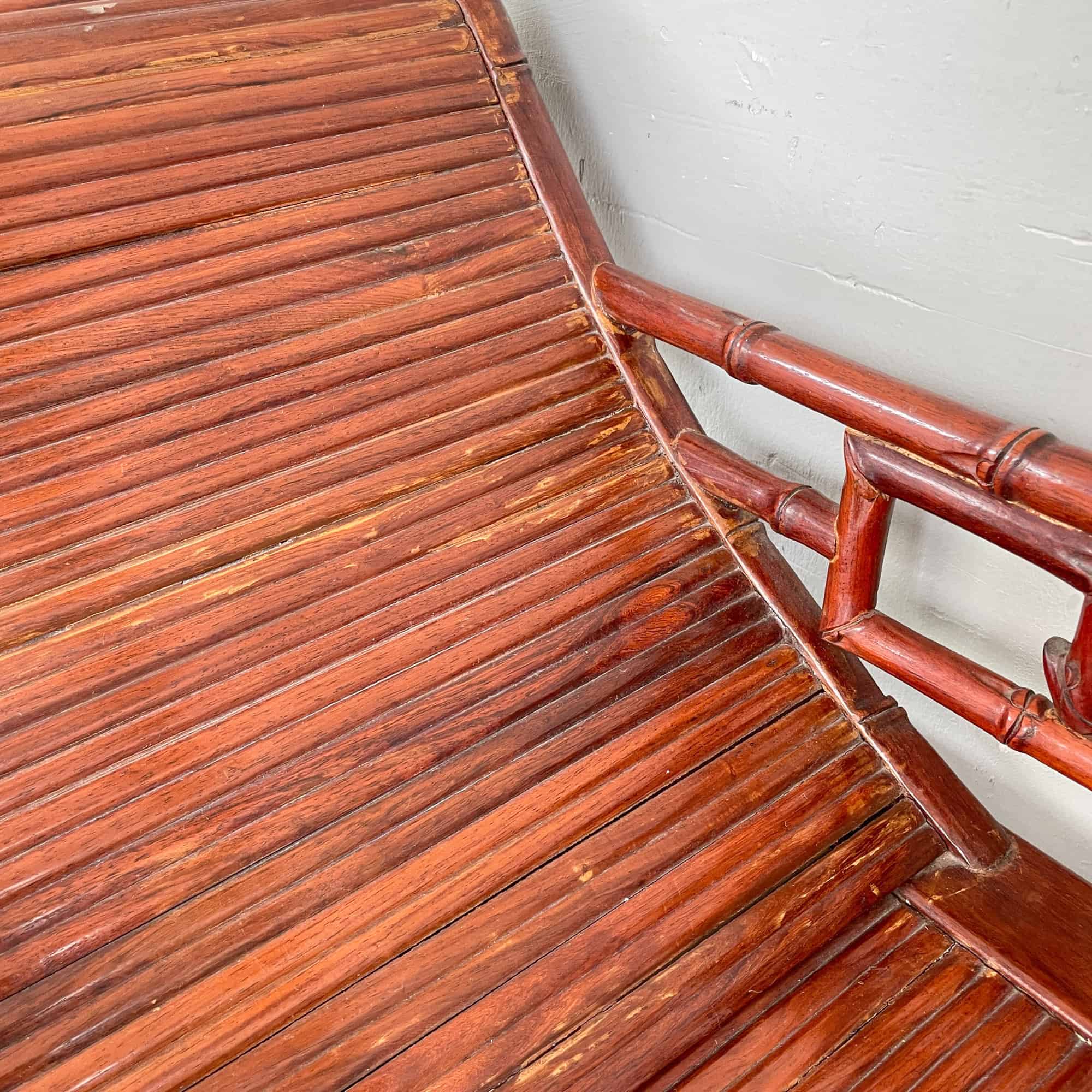 Chinese Wooden (Bamboo) Reclining Lounger 中式斜躺贵妃椅