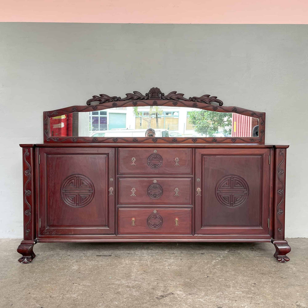 Rosewood Sideboard with Mirror