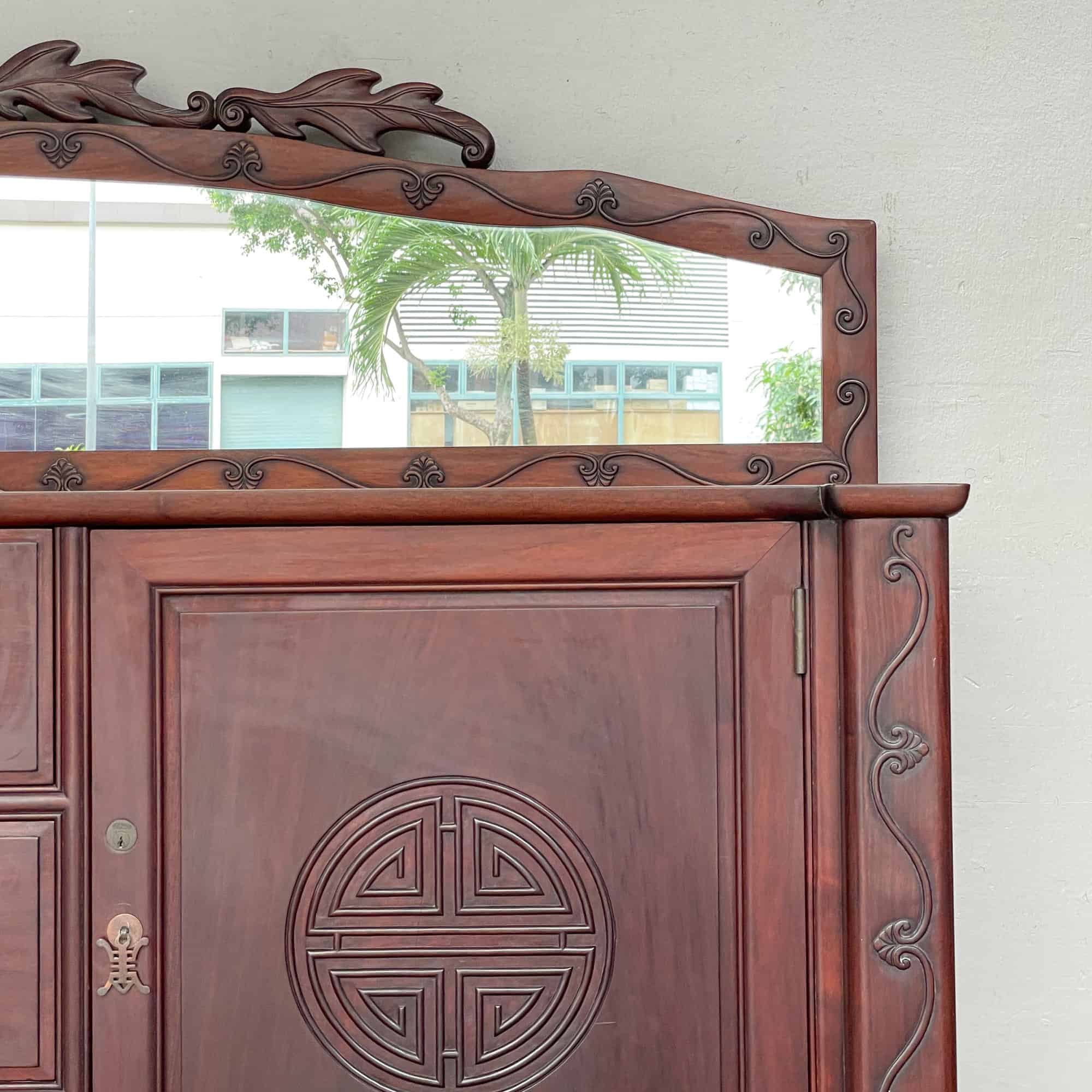 Rosewood Sideboard with Mirror