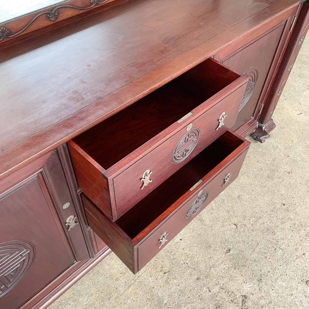 Rosewood Sideboard with Mirror