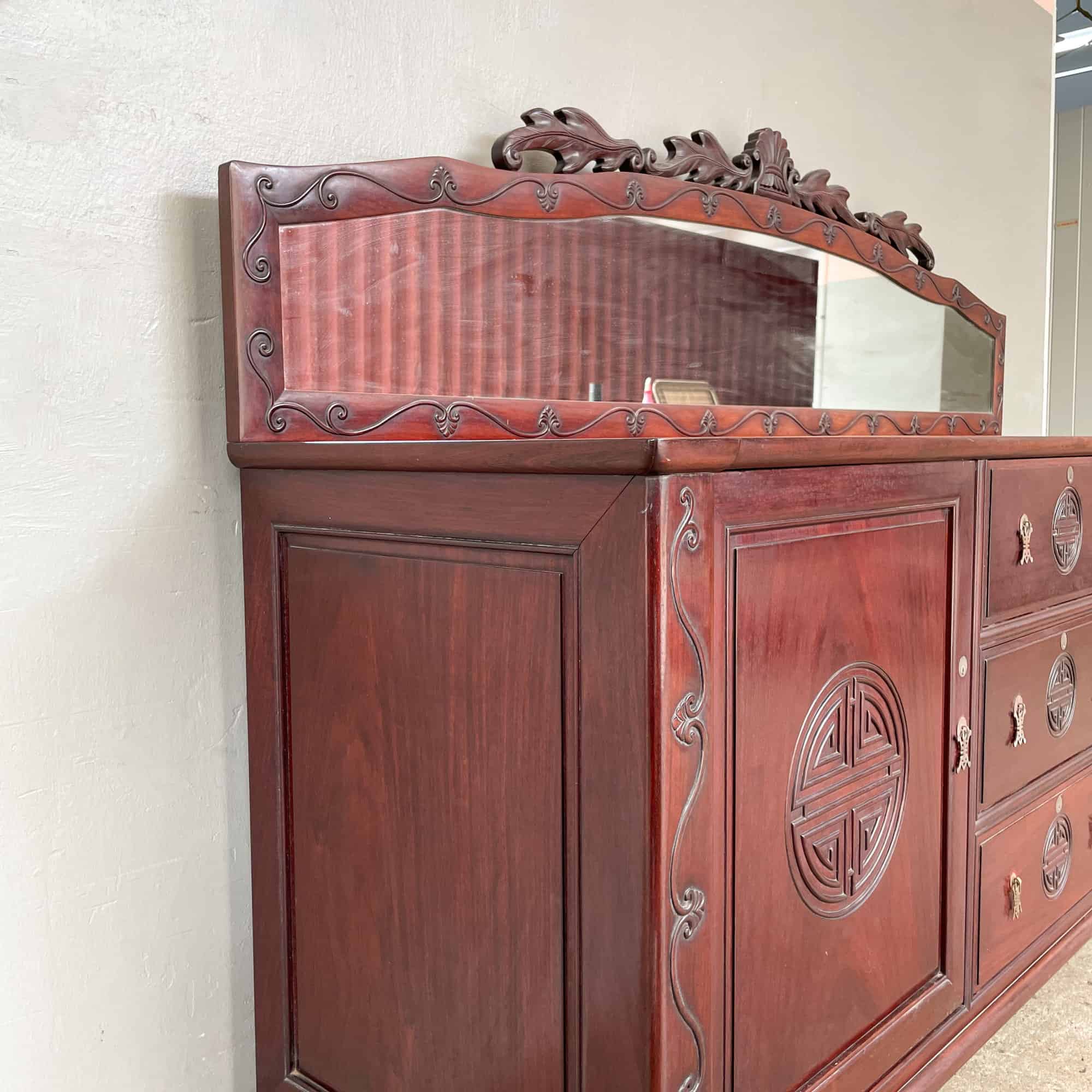 Rosewood Sideboard with Mirror