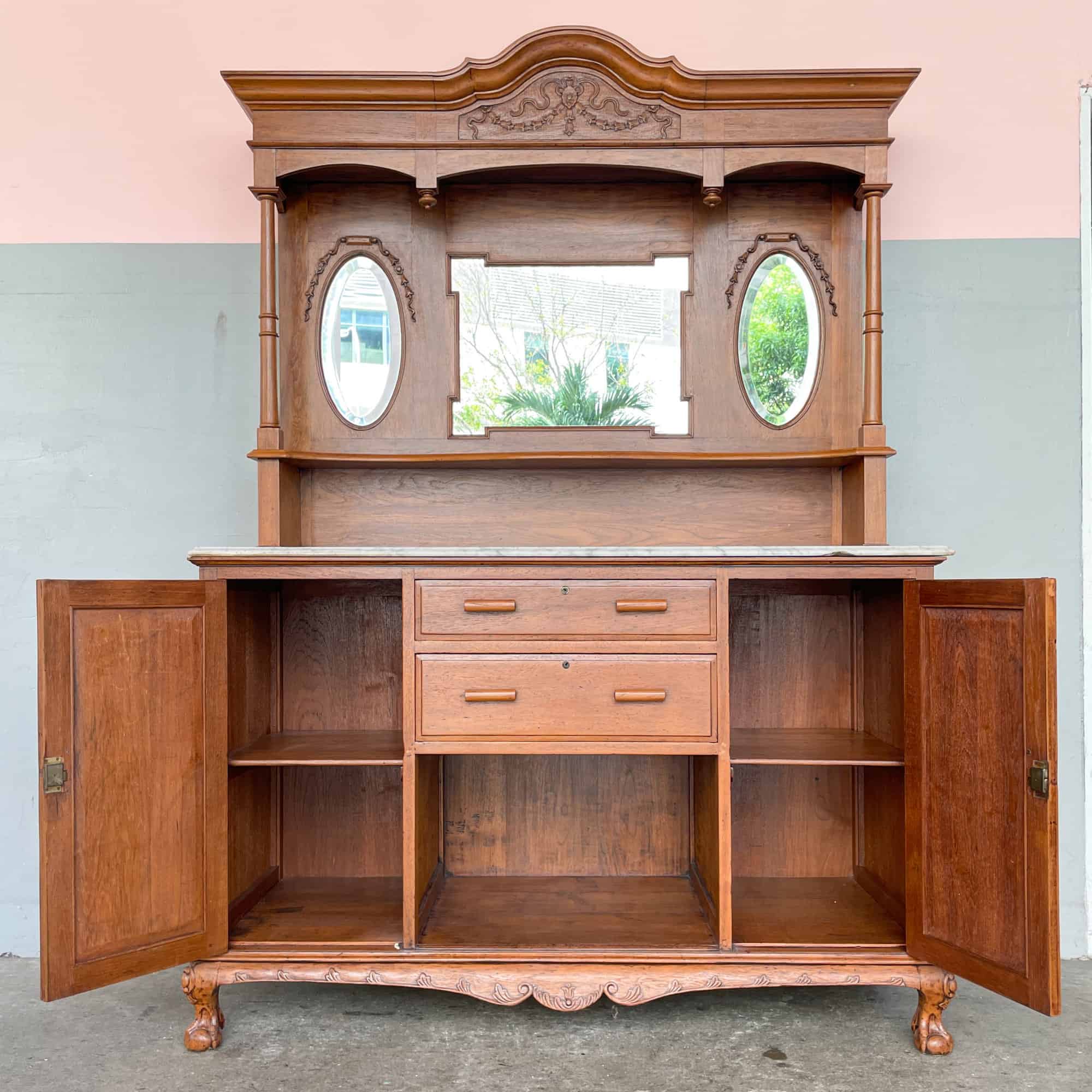 Colonial Buffet Sideboard (Newly Refurbished)