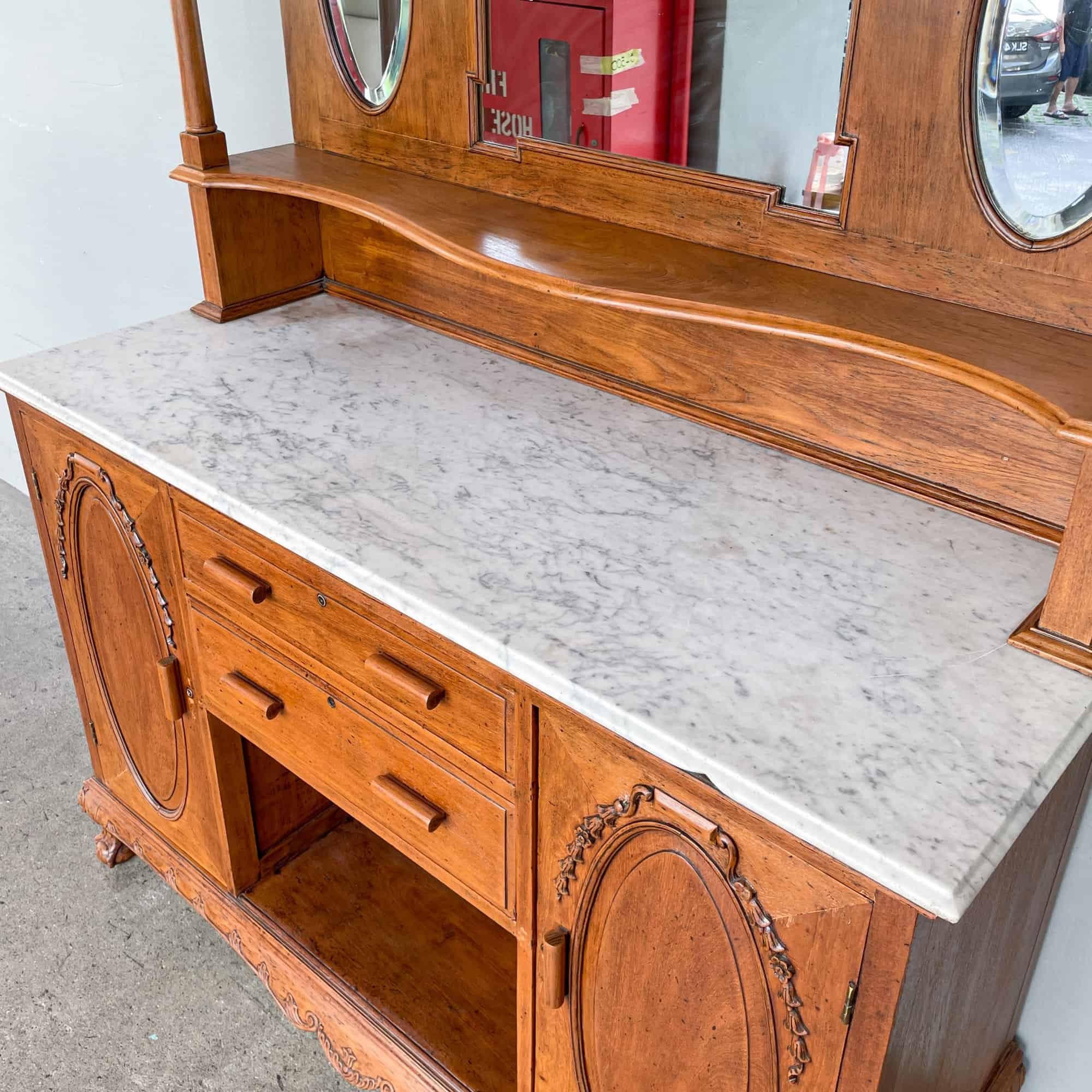 Colonial Buffet Sideboard (Newly Refurbished)