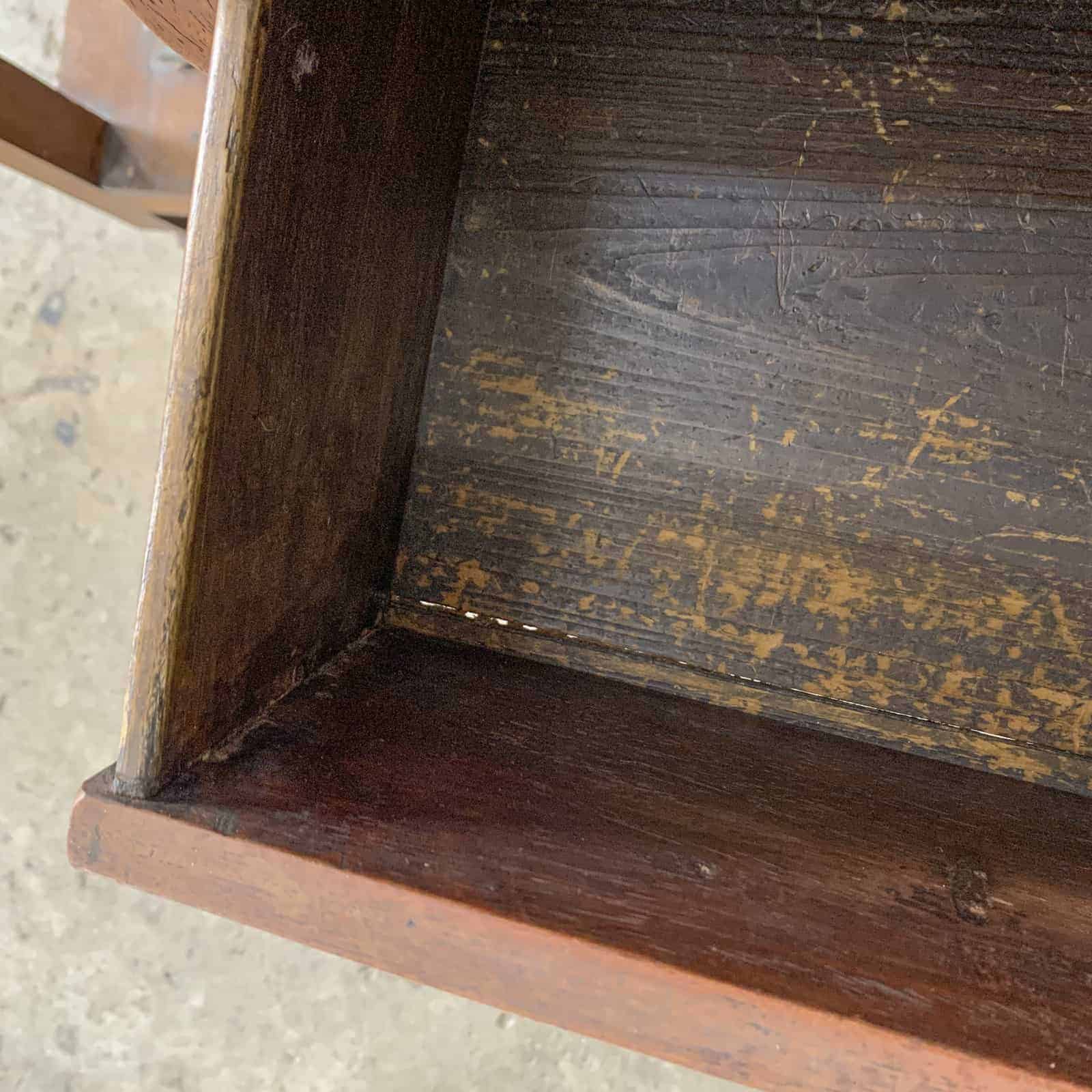 Solid Wood Cabinet with Carvings