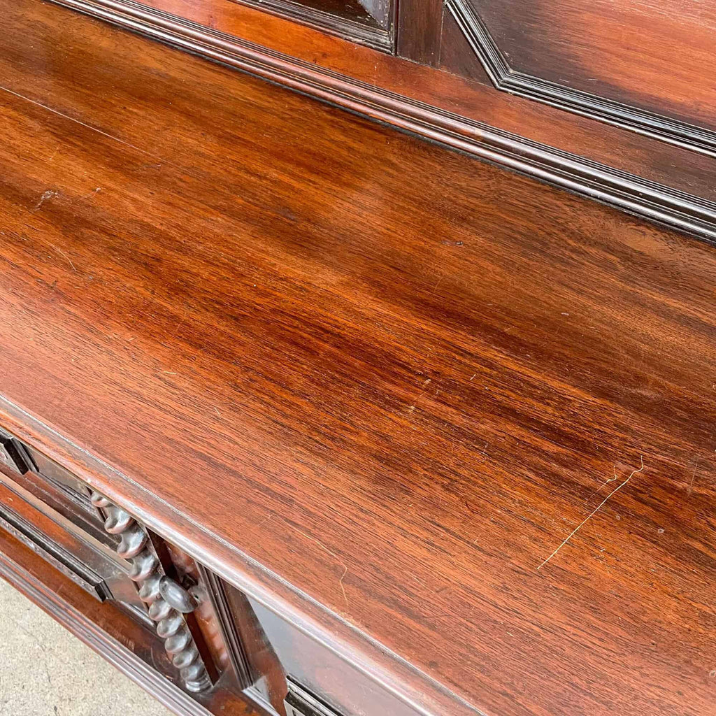 Antique Jacobean Sideboard with Barley Twist