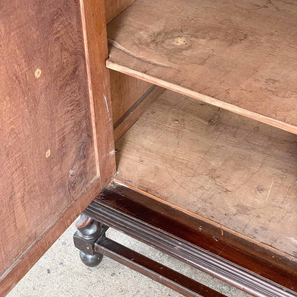Antique Jacobean Sideboard with Barley Twist