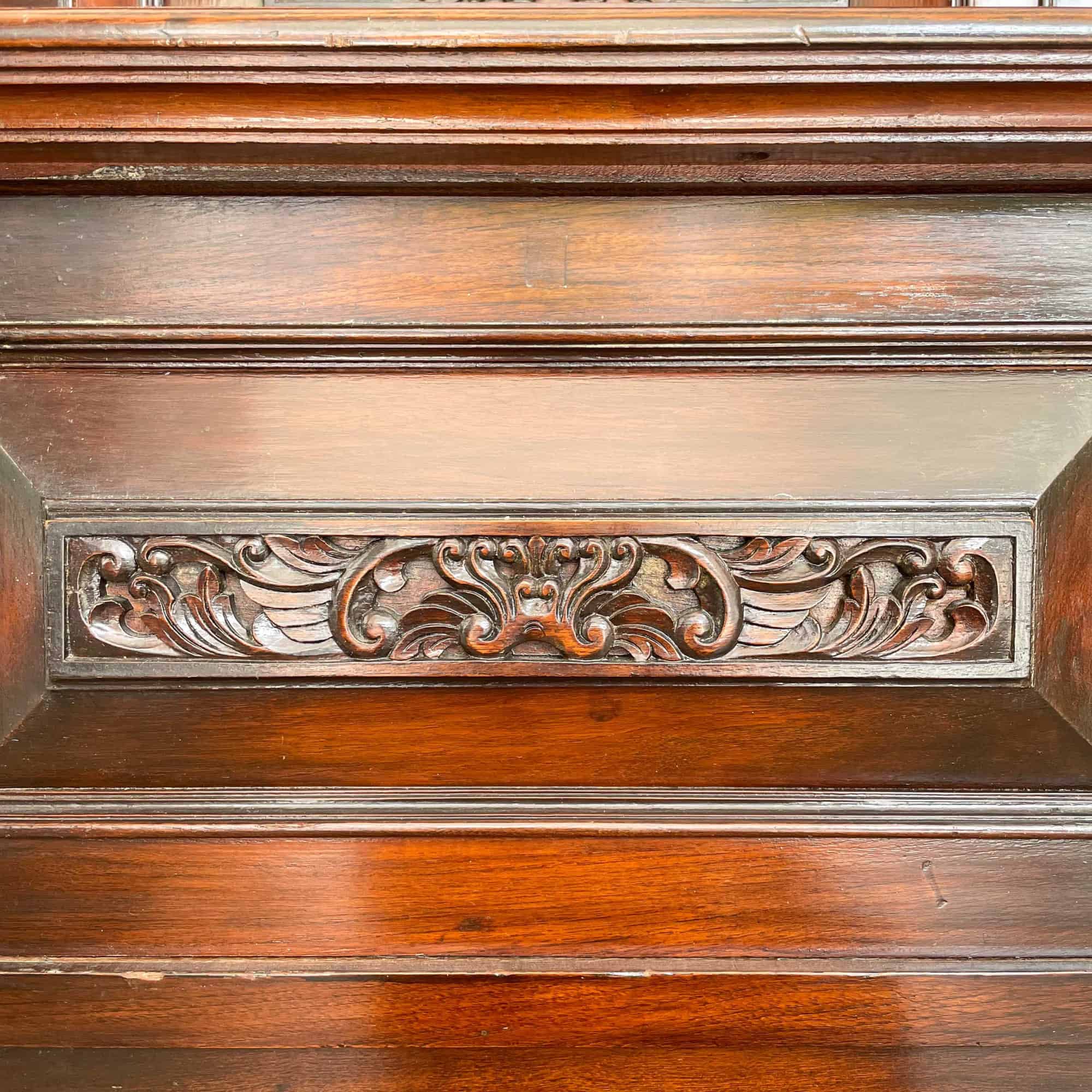 Antique Jacobean Sideboard with Barley Twist