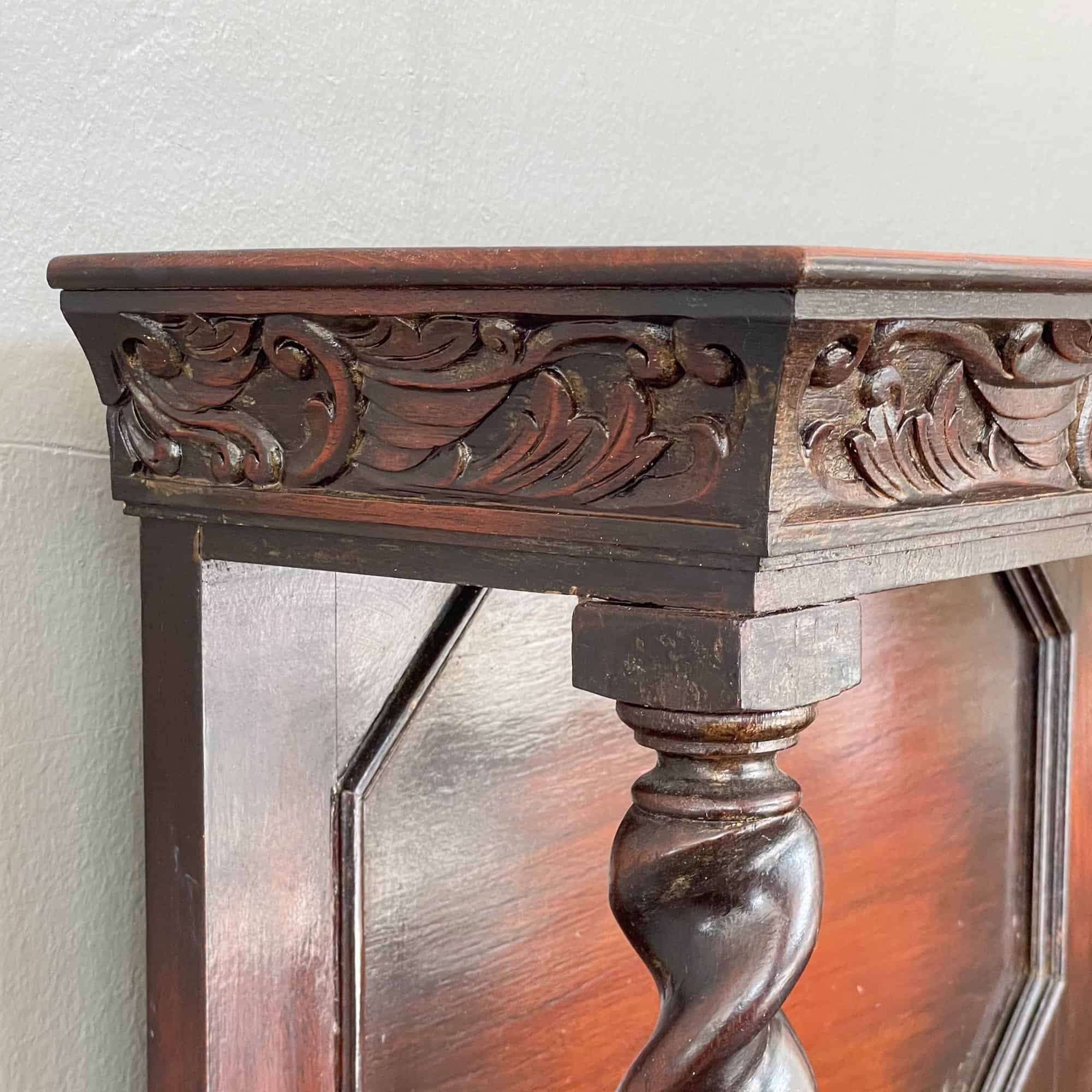 Antique Jacobean Sideboard with Barley Twist