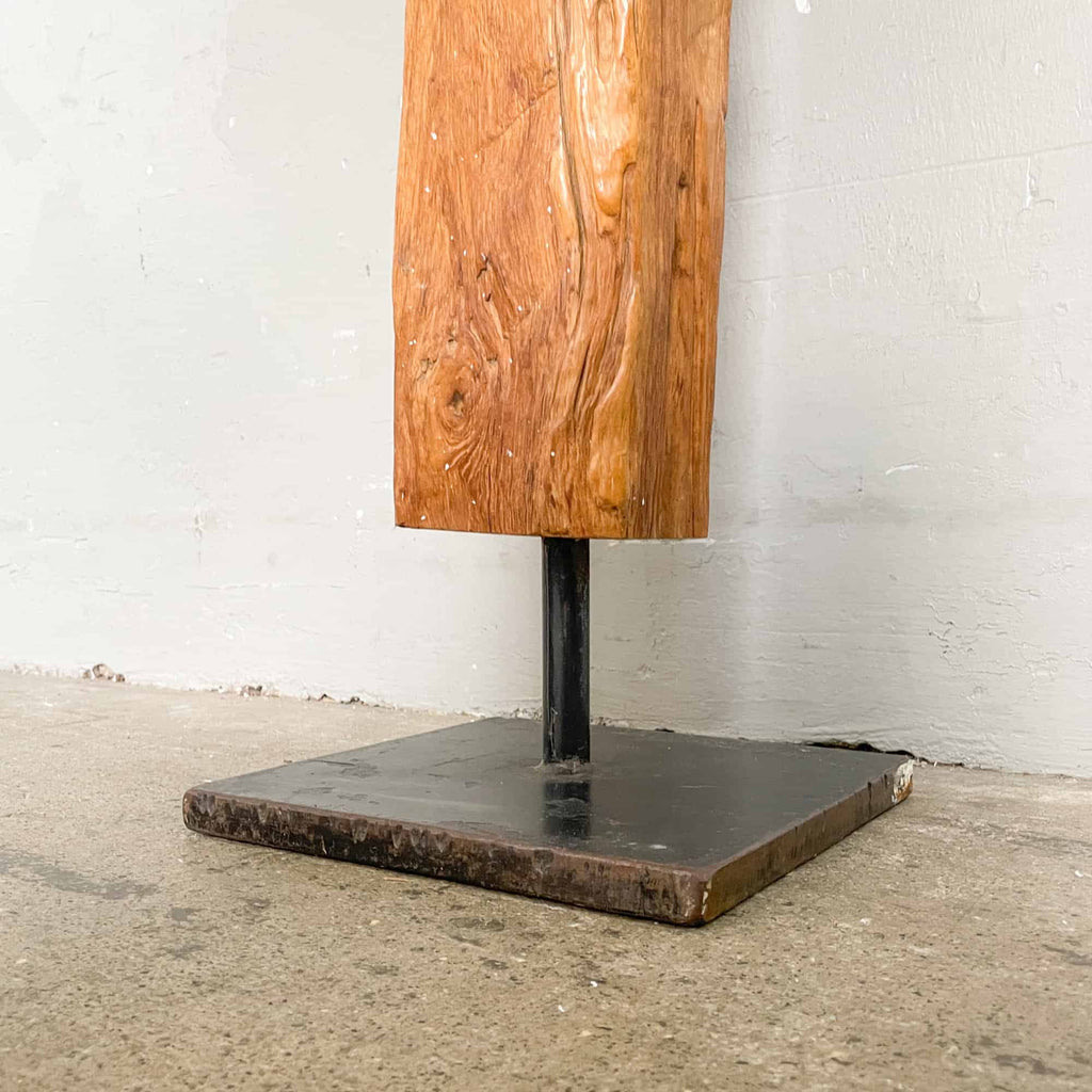 Teak "Totem" Tall Sculpture