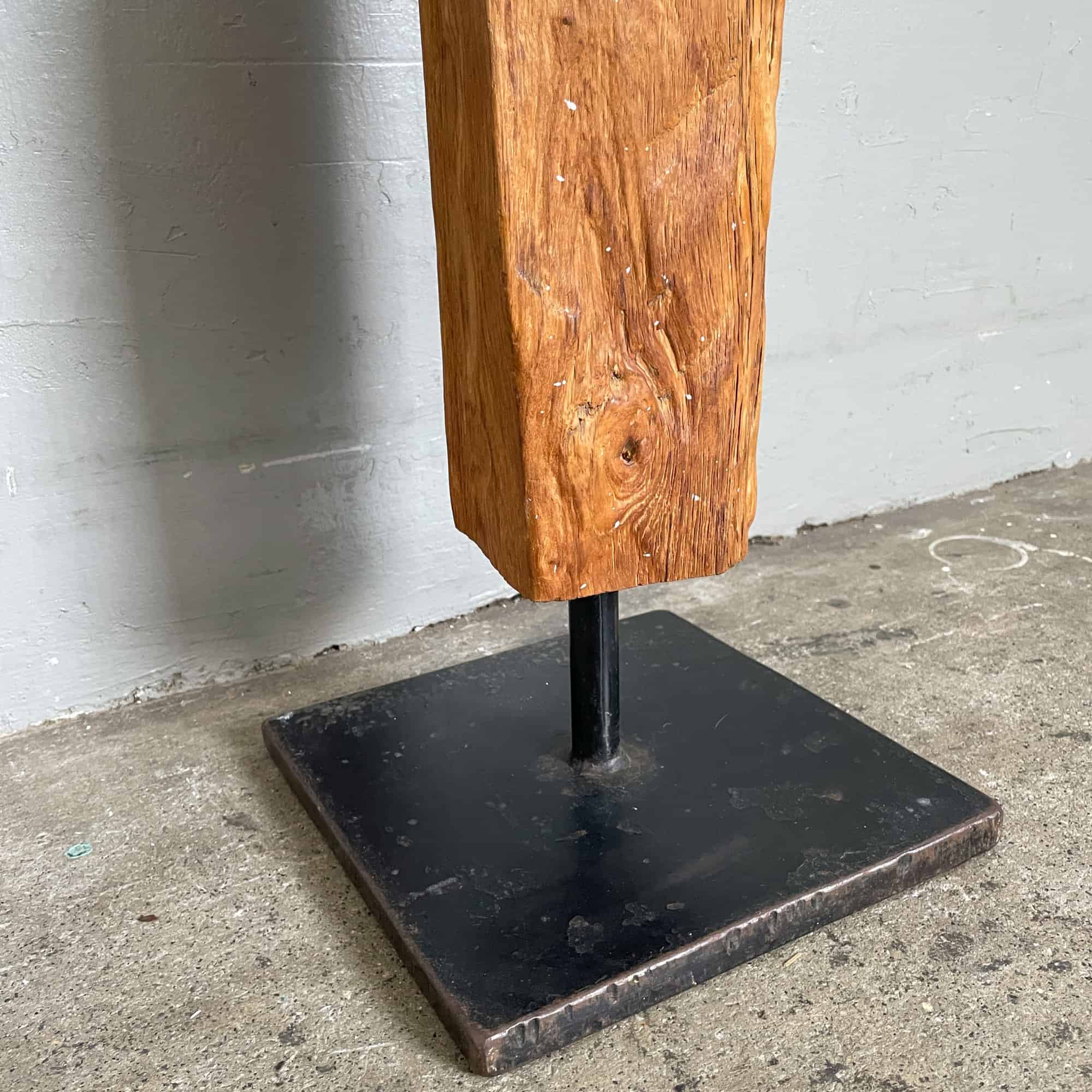 Teak "Totem" Tall Sculpture