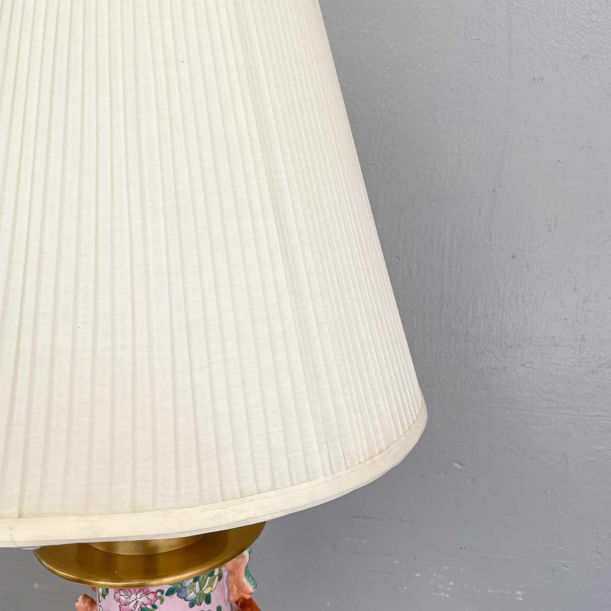 Famille Rose Oriental Table Lamp