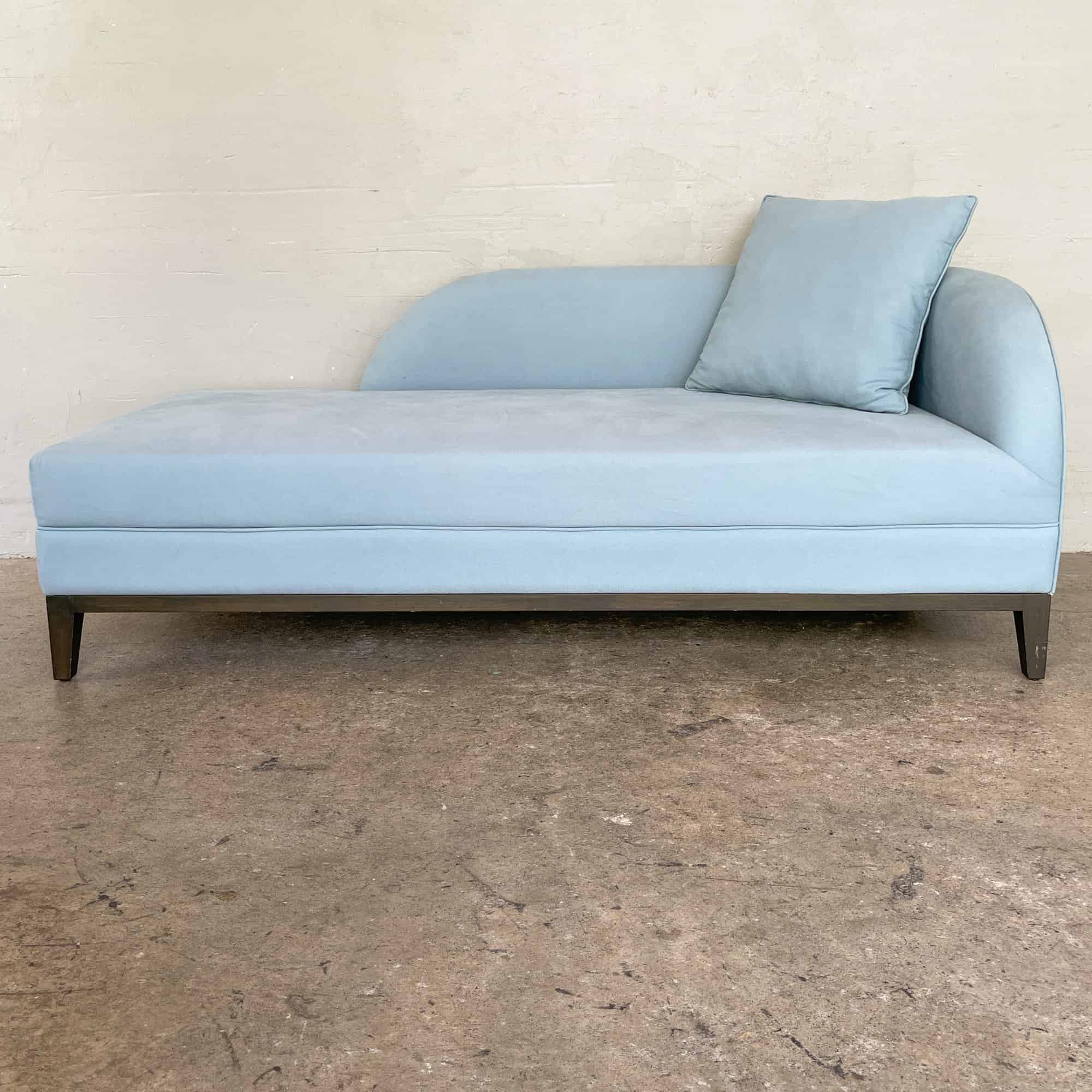 Sky Blue Chaise Lounge Hock Siong Co